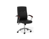 Black swivel office chair