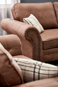 Sunningdale Faux Leather 3 Seater Sofa - Simple.furniture