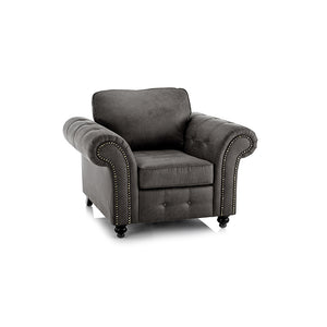 Sunningdale Faux Leather Armchair - Simple.furniture