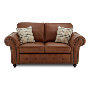 Sunningdale Faux Leather 2 Seater Sofa - Simple.furniture