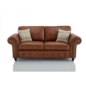 Sunningdale Faux Leather Sofa Suite - Simple.furniture