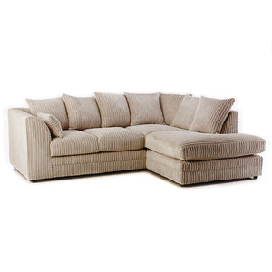 Tarriro Jumbo Cord Corner Sofa - Simple.furniture